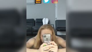 Sextok FYP Порно Тренд: Багз Банни Челлендж - блондинка канадский белый подросток межрасовый трах раком порно